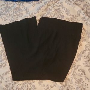 Old Navy Black Linen Yoga band pants